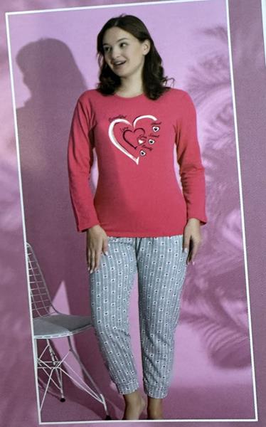 Пижама HomeWear (M-3XL) 15306 powder (зима)