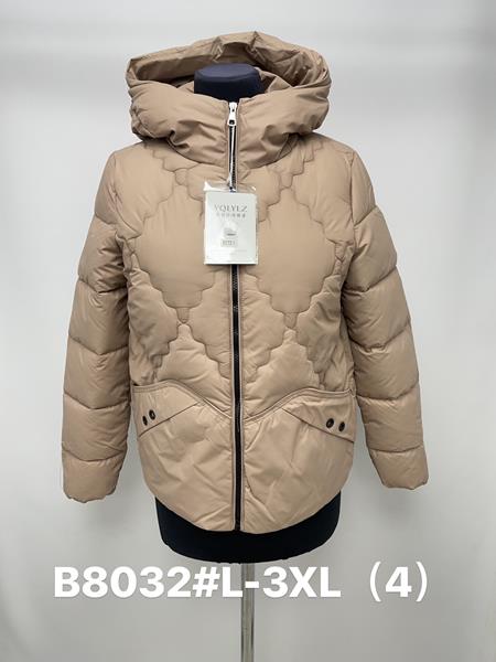 Куртка Jacket (L-3XL) B8032 beige (деми)