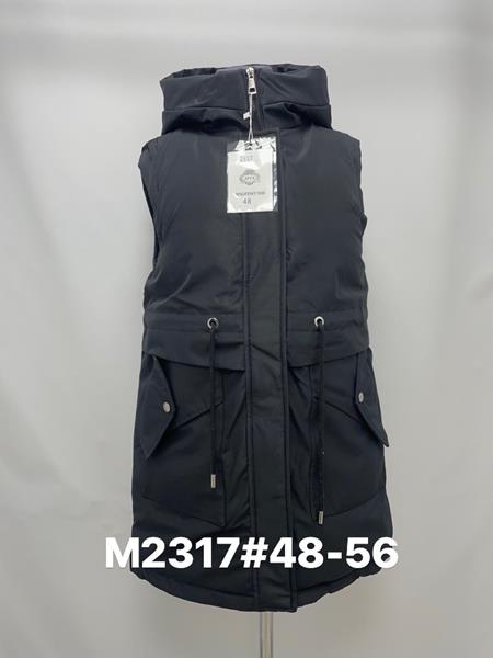 Жилетка Jacket (48-56) M2317 black (деми)