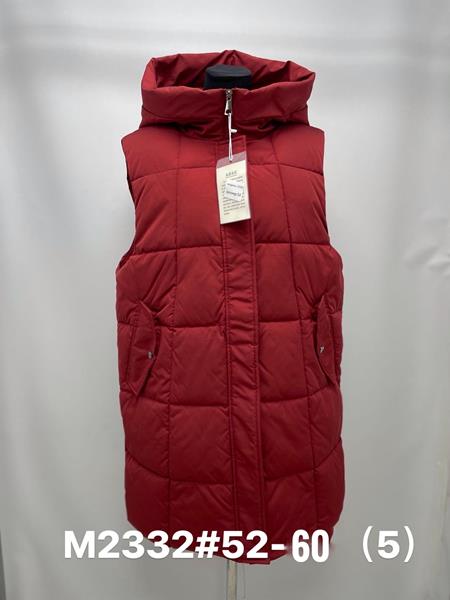 Жилетка Jacket (52-60) M2332 wine (деми)