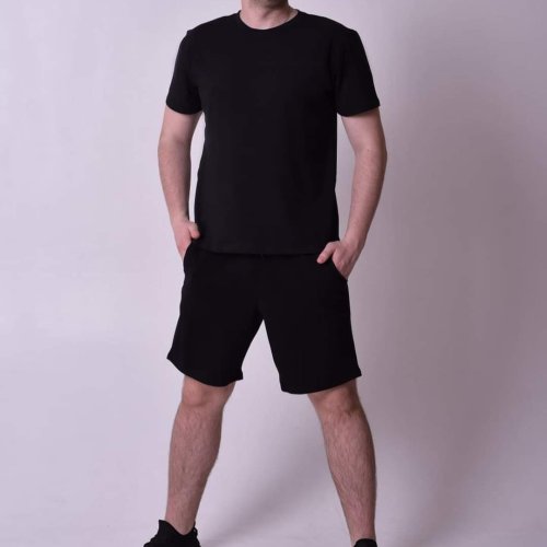 Футболка Sport style (M-2XL) 8 black (лето) Sport style 8 black