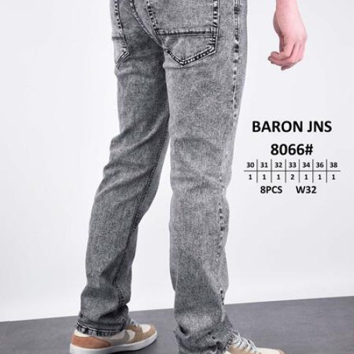 Джинсы God Baron (30-38) 8066 grey (деми) God Baron 8066 grey