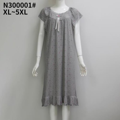 Ночнушка Fili Wear (XL-5XL) N300001 grey (лето) Fili Wear N300001 grey