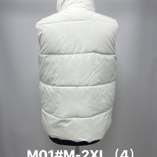 Жилетка Jacket (M-2XL) M01 white (деми) Jacket M01 white