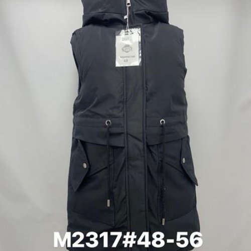 Жилетка Jacket (48-56) M2317 black (деми) Jacket M2317 black