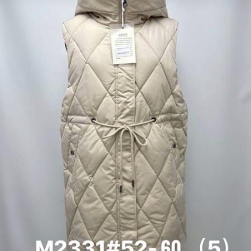 Жилетка Jacket (52-60) M2331 beige (деми) Jacket M2331 beige