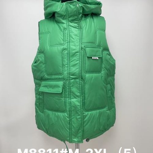 Жилетка Jacket (M-2XL) M8811 green (деми) Jacket M8811 green