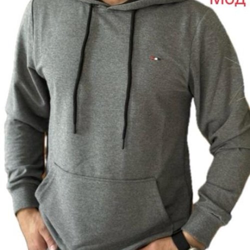 Худи Надийка (M-2XL) 0131 grey (деми) Надийка 0131 grey