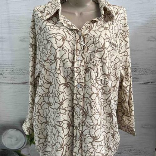 Рубашка New Season (one size) 990 beige (деми) New Season 990 beige