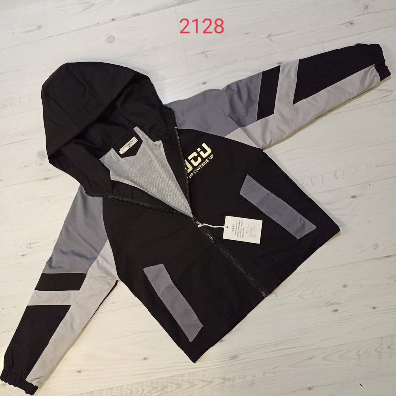 Куртка Malibu2 (150-180) 2128 black-grey (деми)