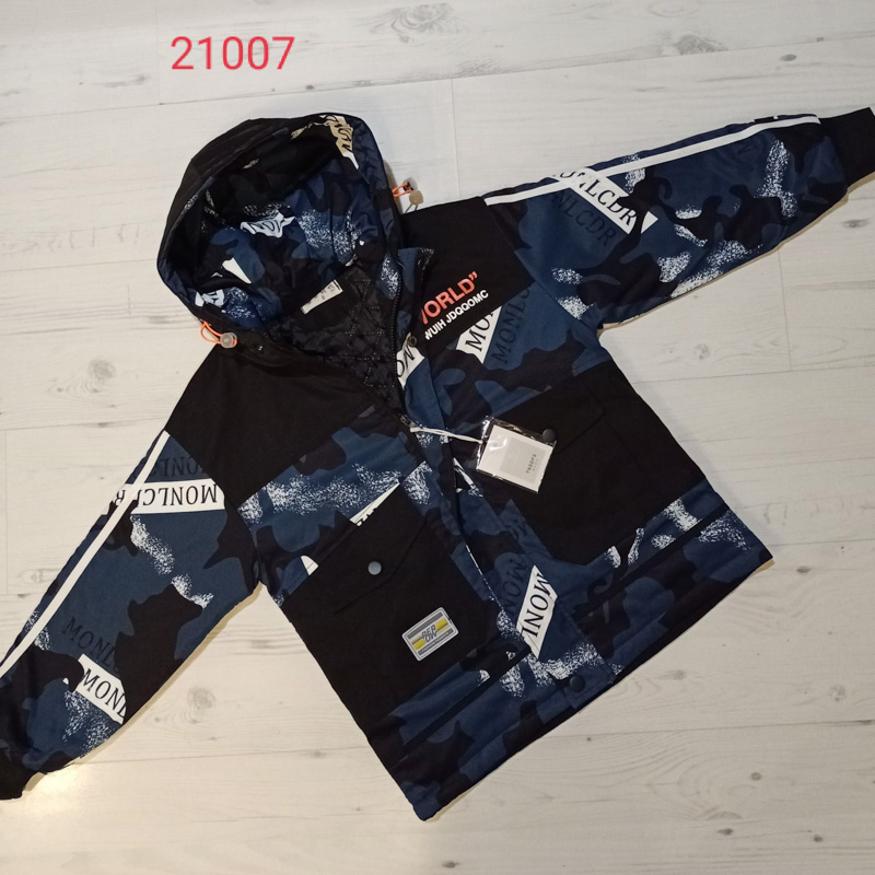 Куртка Malibu2 (8-11) 21007 black-navy (деми)