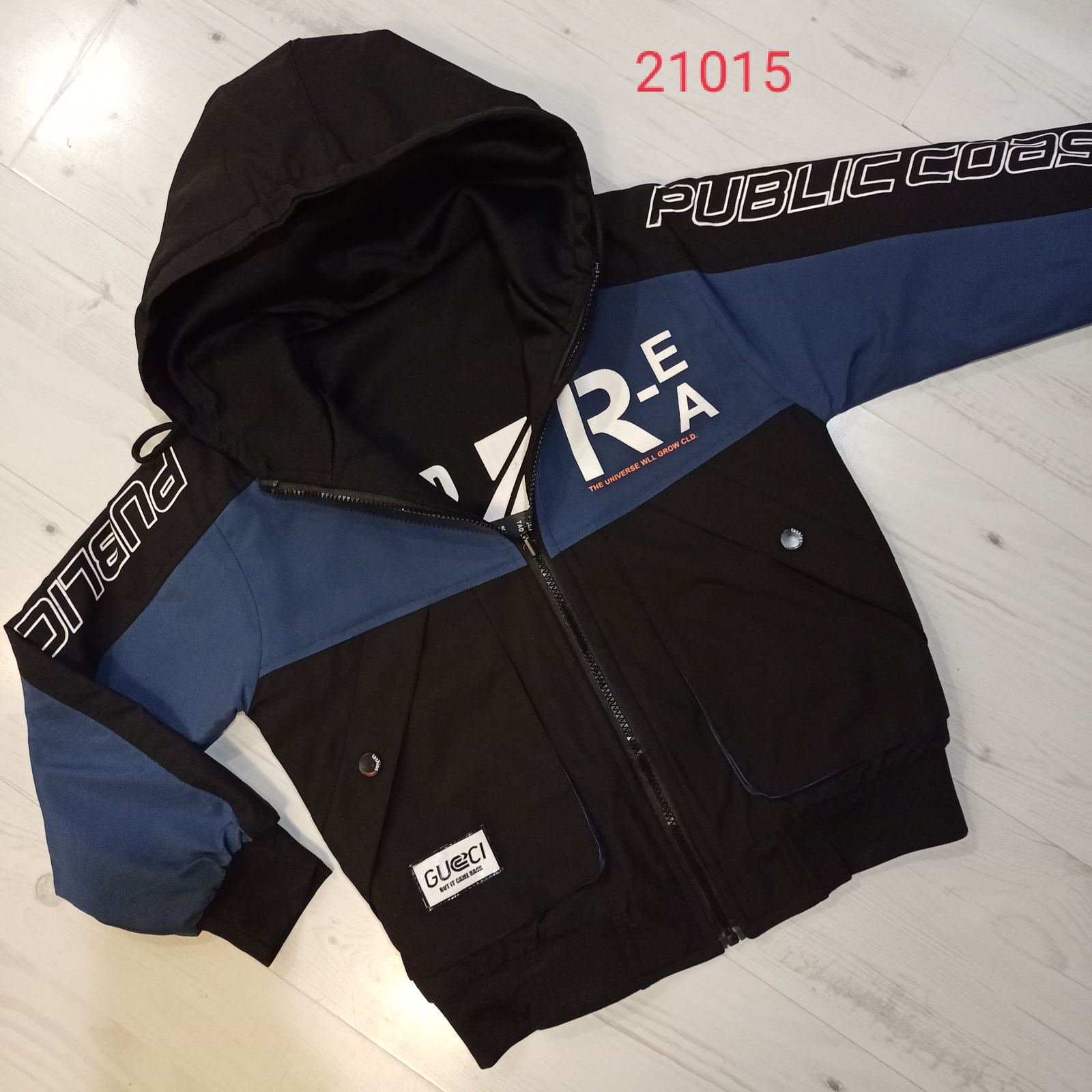 Куртка Malibu2 (9-12) 21015 black-blue (деми)