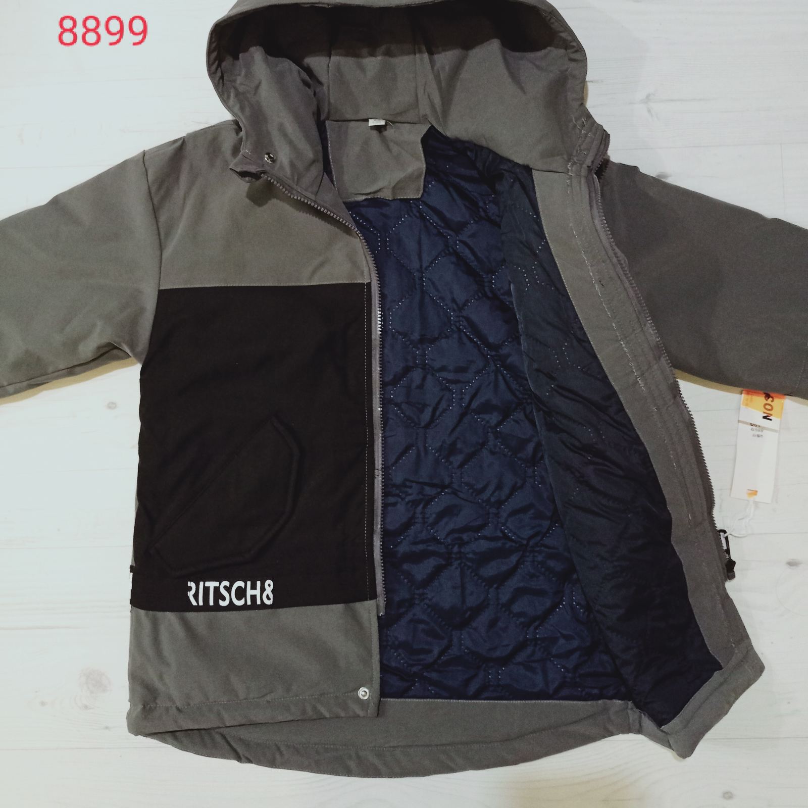 Куртка Malibu2 (130-170) 8899 grey (деми)
