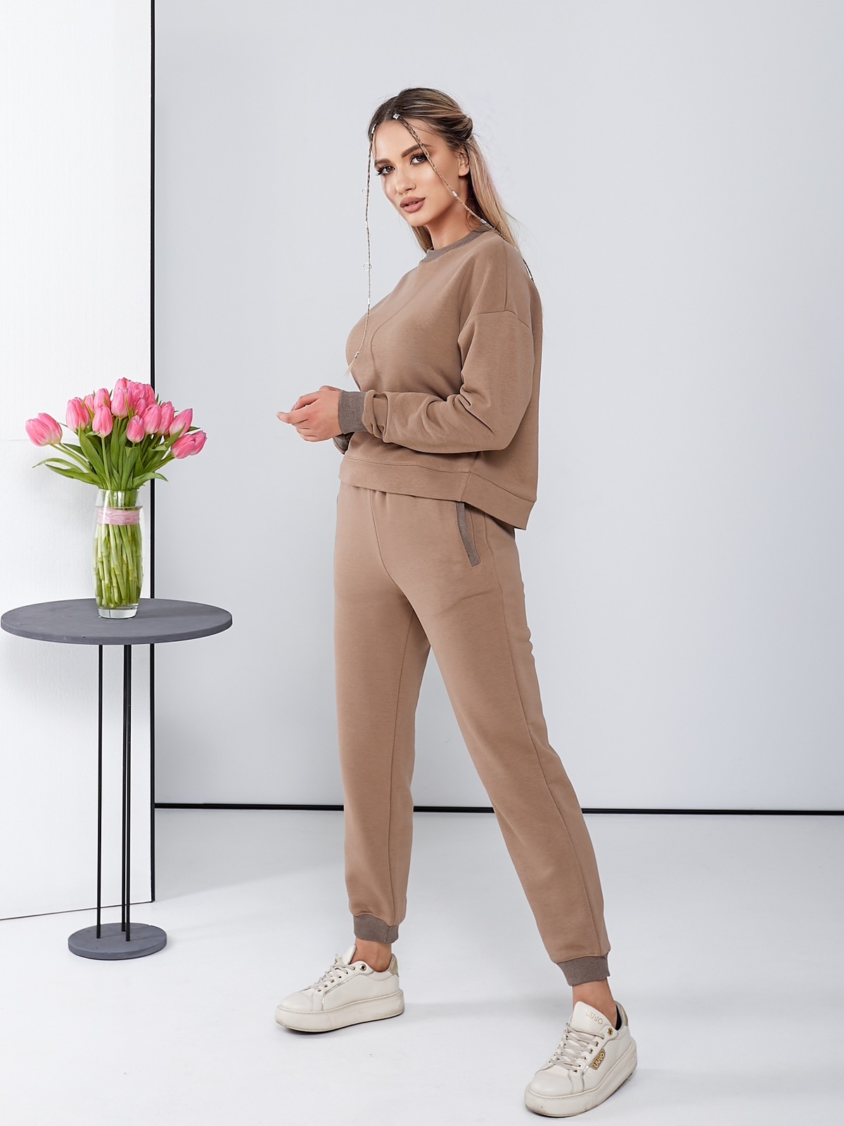 Костюм спорт Nadia-Natali (46-50) 001 beige (деми)