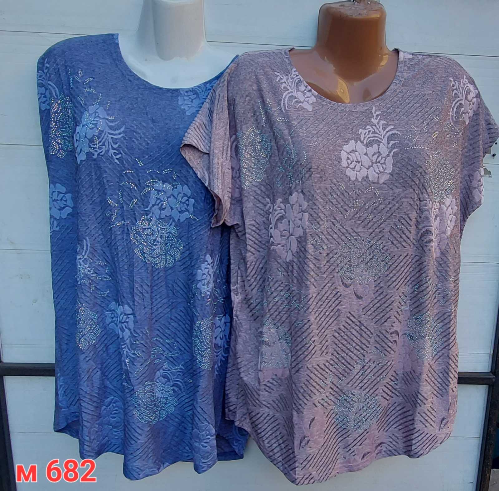 Футболка Sport style (L-2XL) M682 mix (лето)