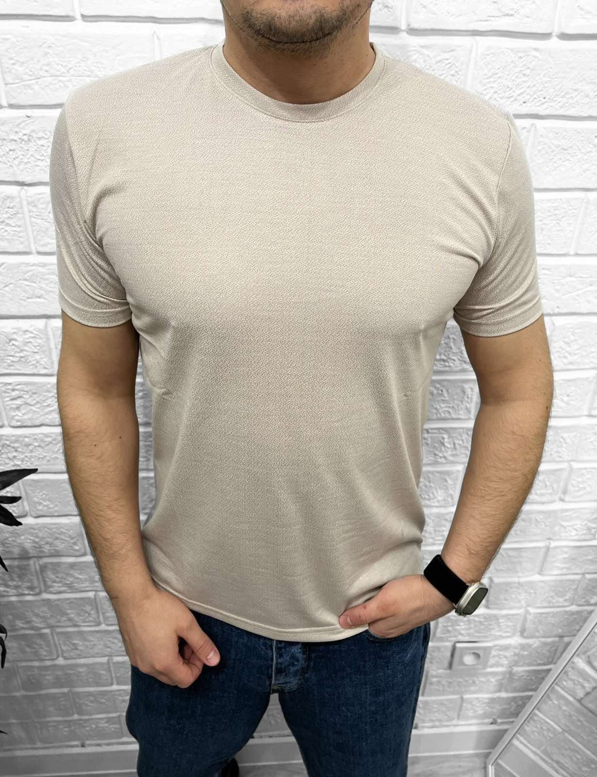 Футболка Nik (M-2XL) 34230 beige (лето)