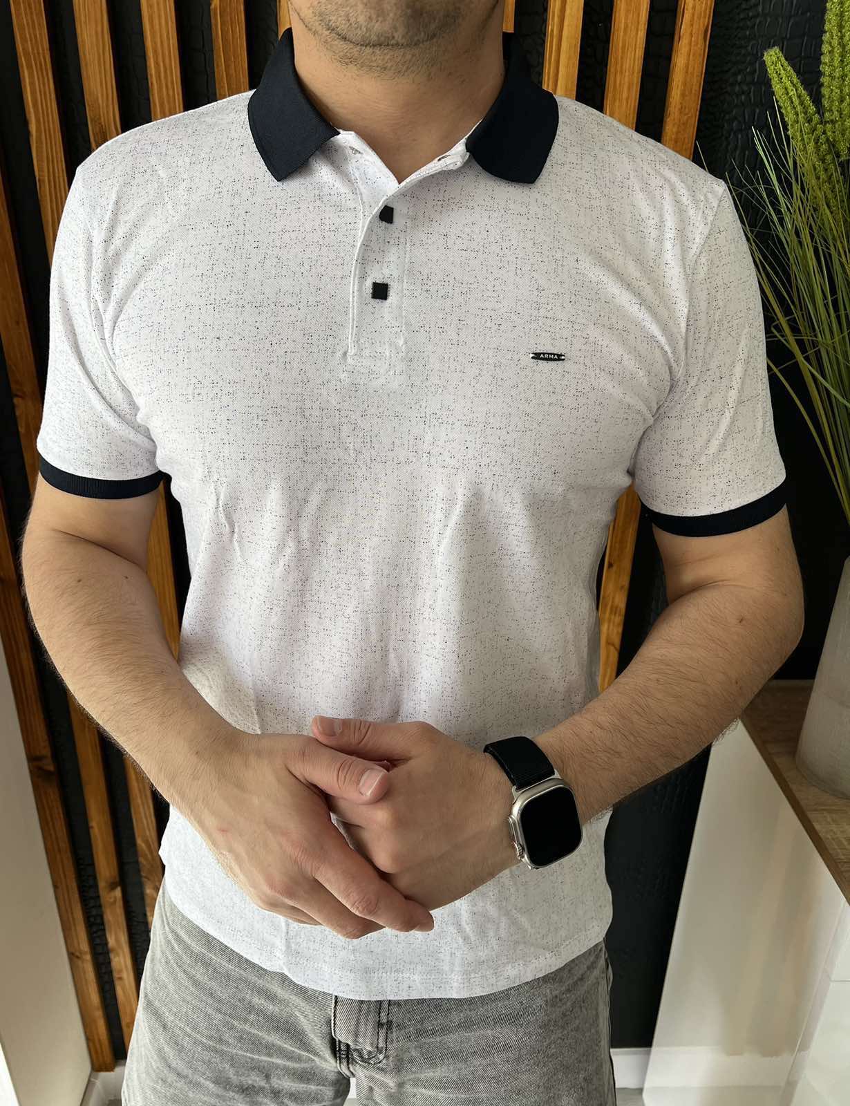 Футболка Nik (M-2XL) 34337 white (лето)