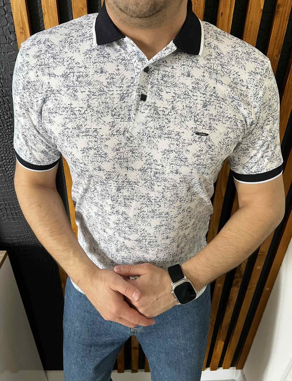 Футболка Nik (M-2XL) 34341 white (лето)