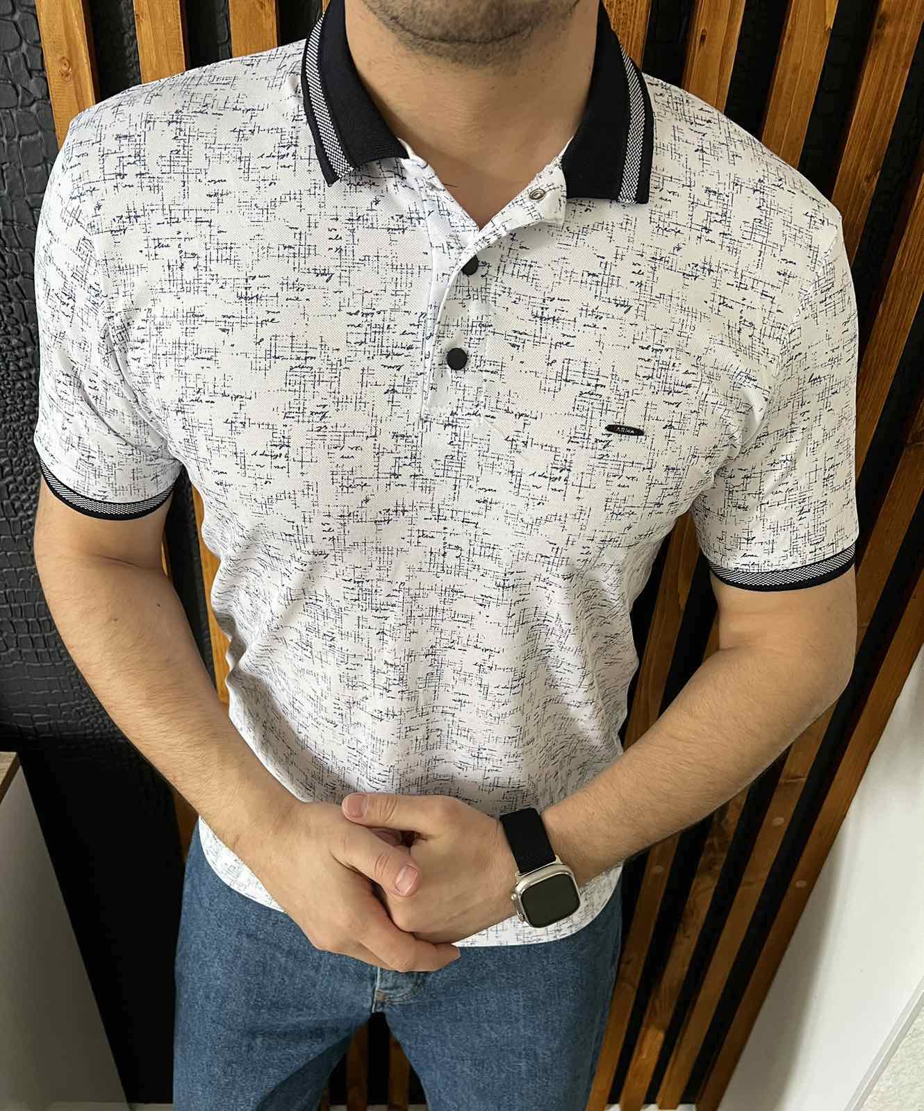 Футболка Nik (M-2XL) 34342 white (лето)