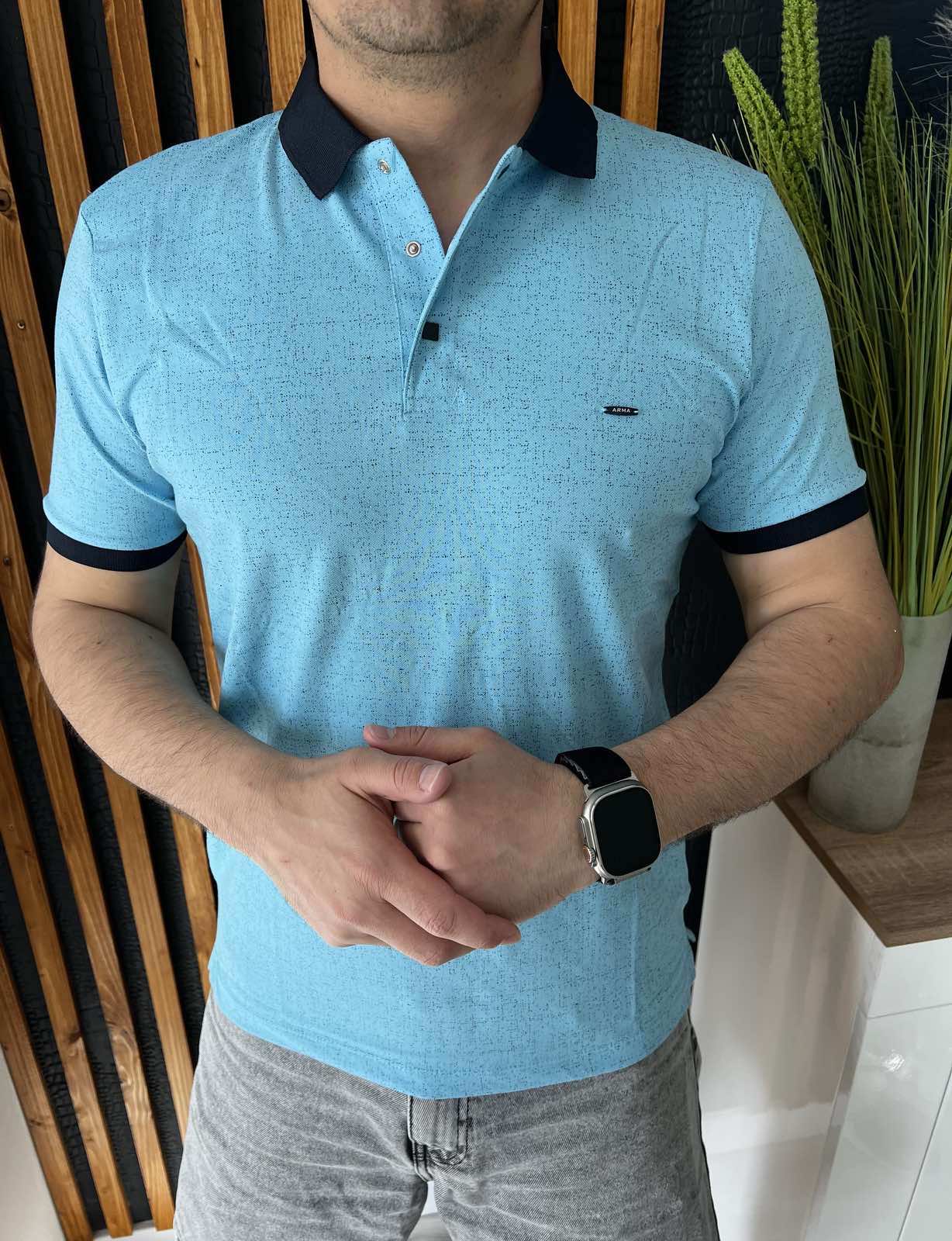 Футболка Nik (3XL-6XL) 34346 l.blue (лето)