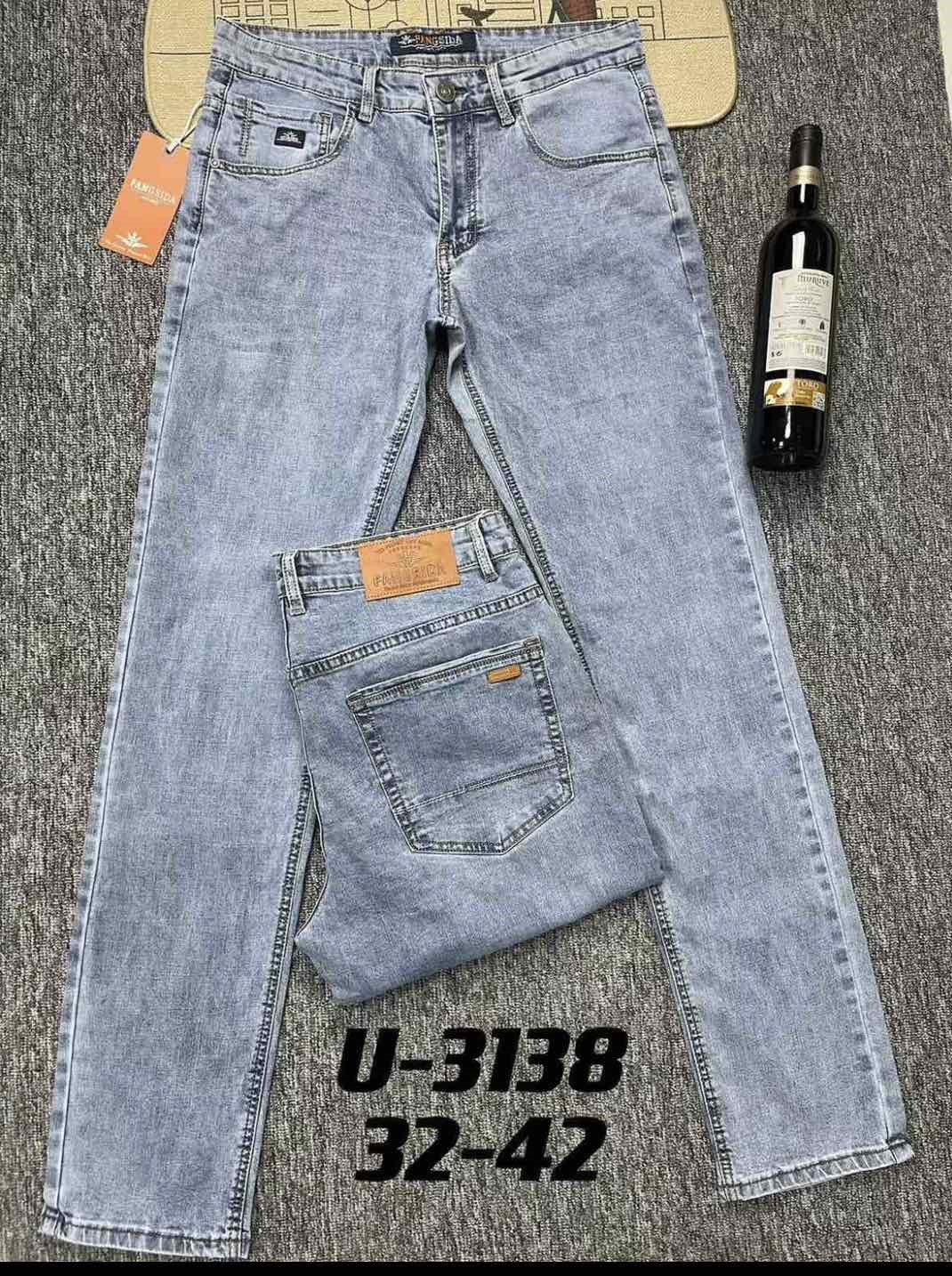Джинсы God Baron (32-42) 3138 grey (деми)