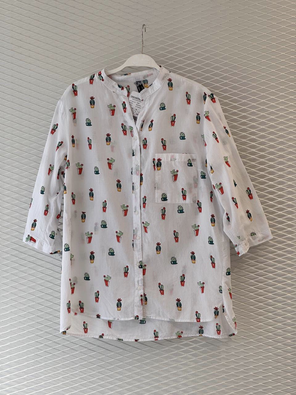 Рубашка New Season (52-56) 2509 white (лето)