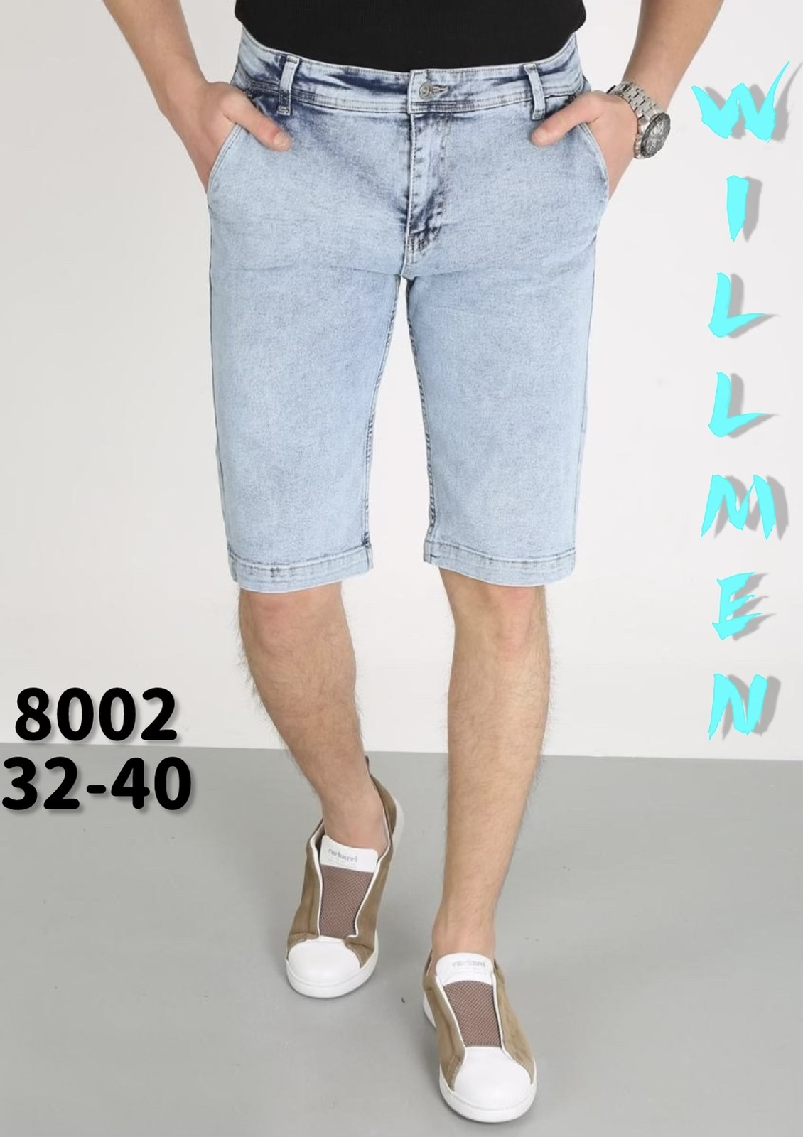 Шорты Ruxa (32-40) 8002 l.blue (лето)