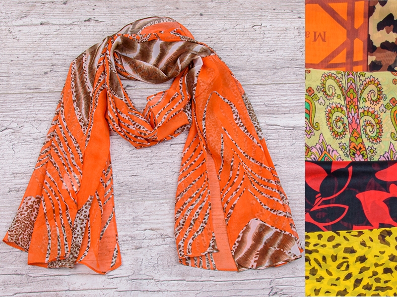 Шарф Shawls (155*50) ES023 mix (деми)