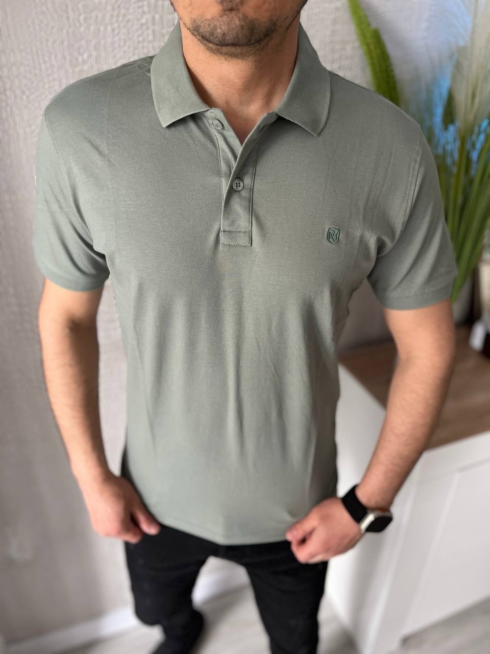 Футболка Nik (3XL-6XL) 34379 grey (лето)