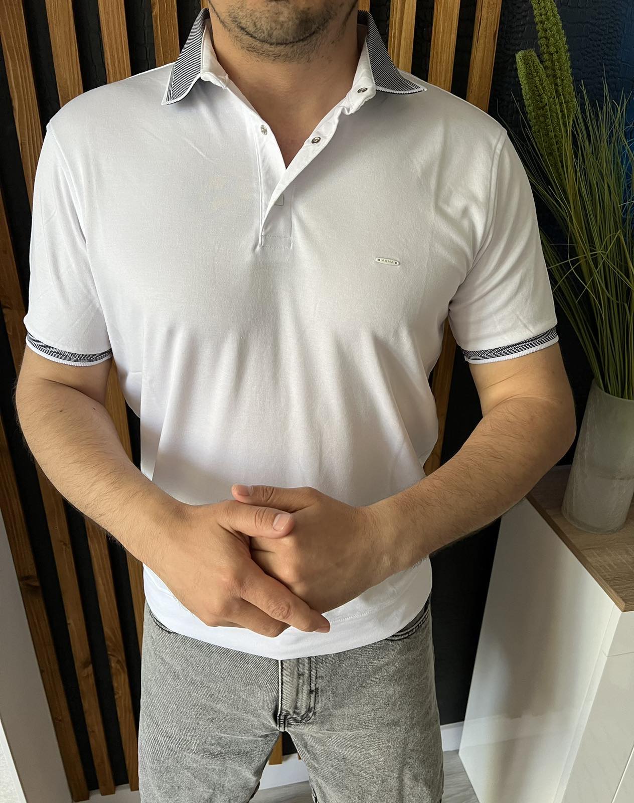 Футболка Nik (3XL-6XL) 34401 white (лето)