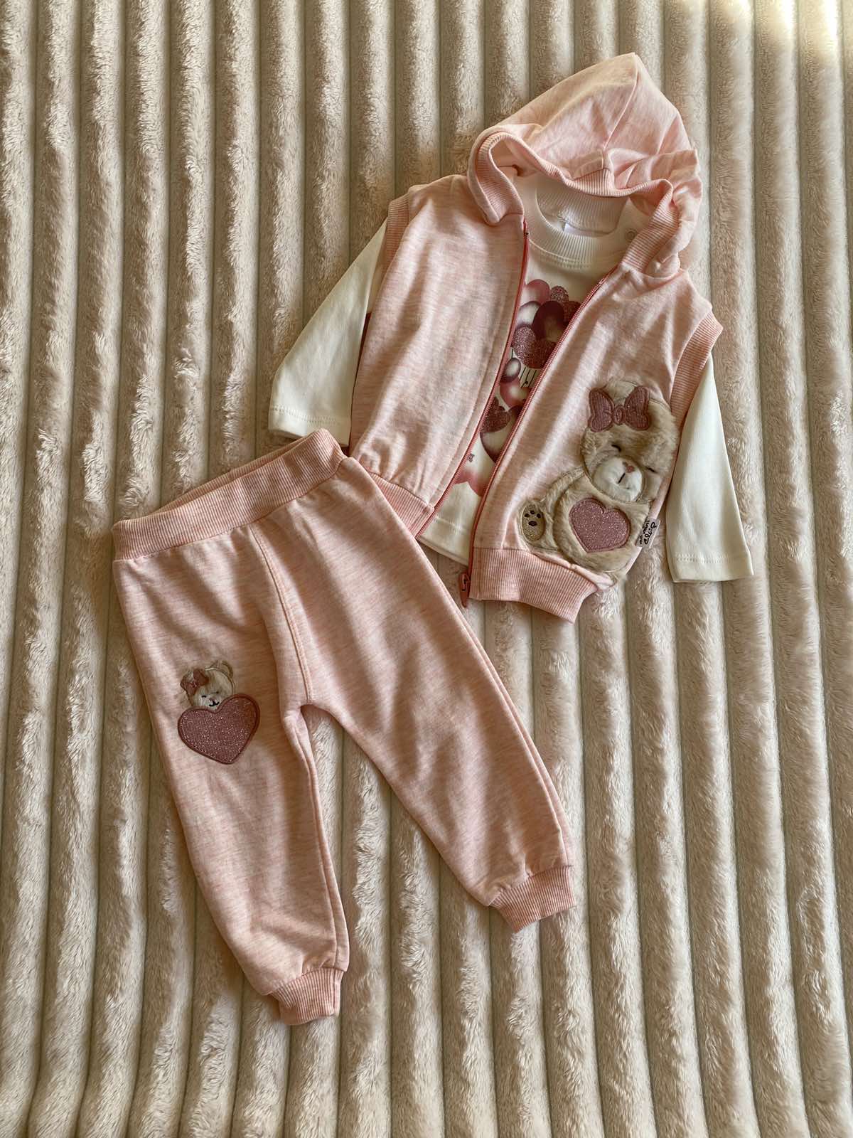 Костюм Baby Boom (0.6-2) BB182 beige (деми)