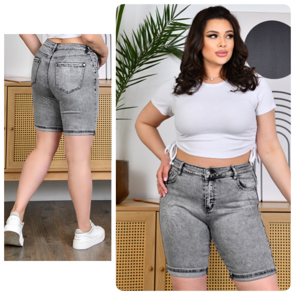 Шорты Lady N (30-36) 1944 grey (лето)