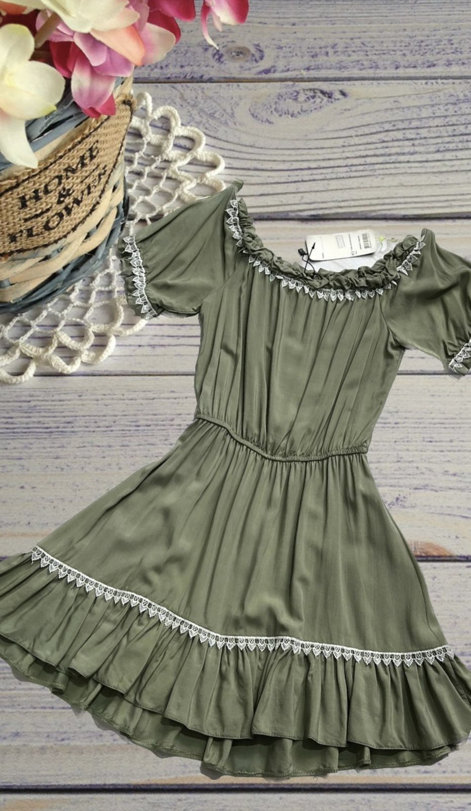 Платье Marimaks (134-152) 846 green (лето)