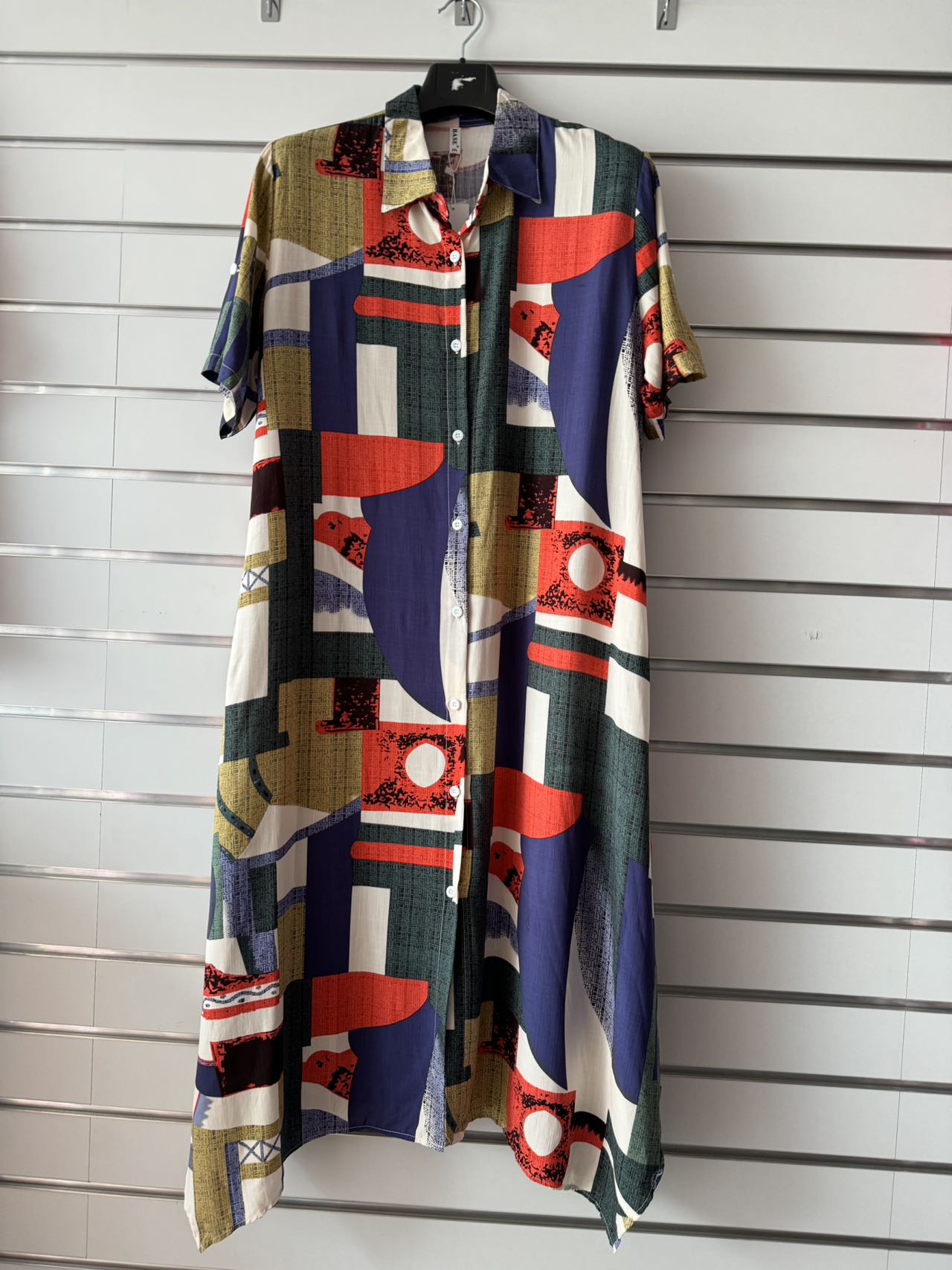 Платье BASE (XL-5XL) 8582CL blue (лето)