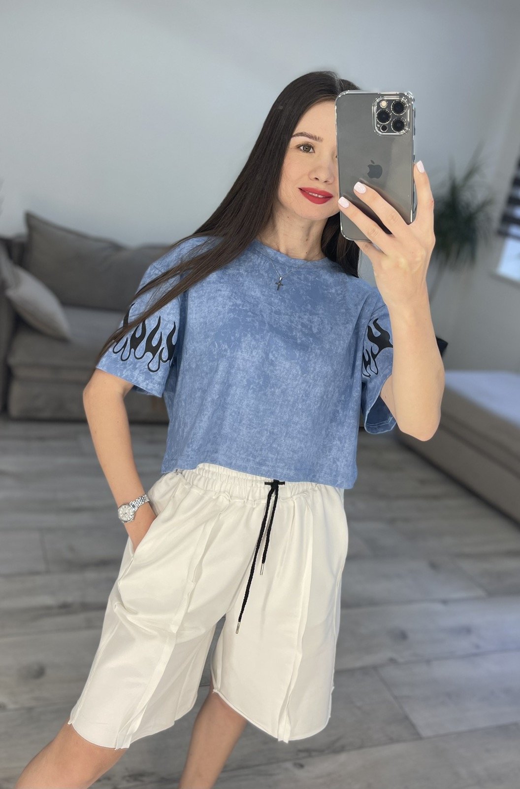 Топ S.Style (42-48) 62-1 l.blue (лето)
