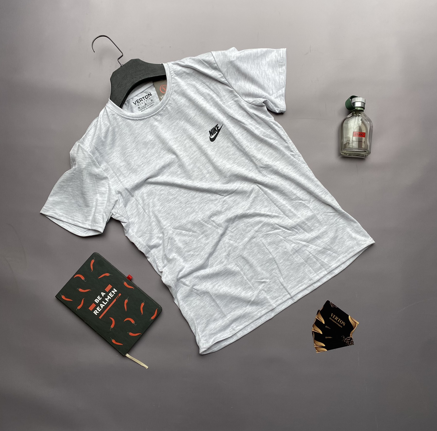 Футболка Verton (M-3XL) 107 grey (лето)