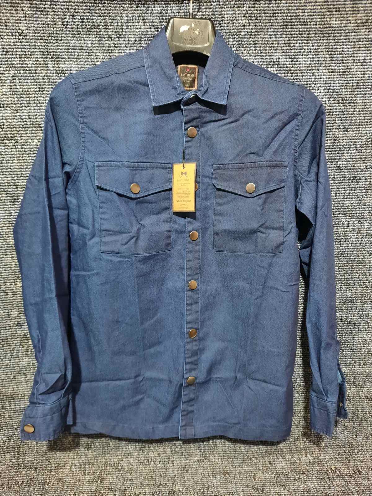 Рубашка Mary Poppins (S-2XL) 3868 blue (деми)