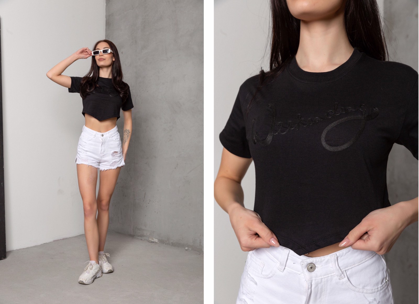 Топ Relaxwear (S-L) 1053 black (лето)
