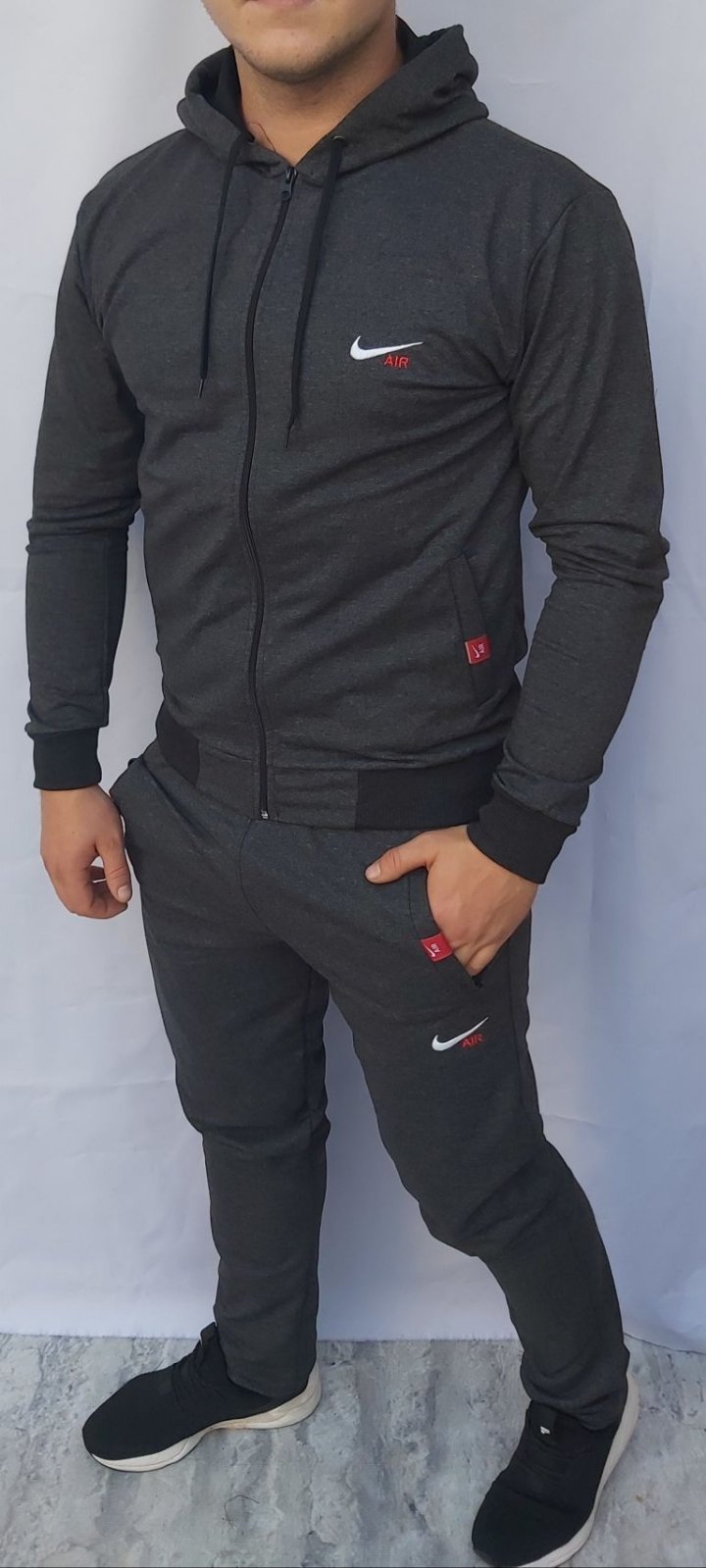 Костюм спорт Sport style (56-64) 106 grey (деми)