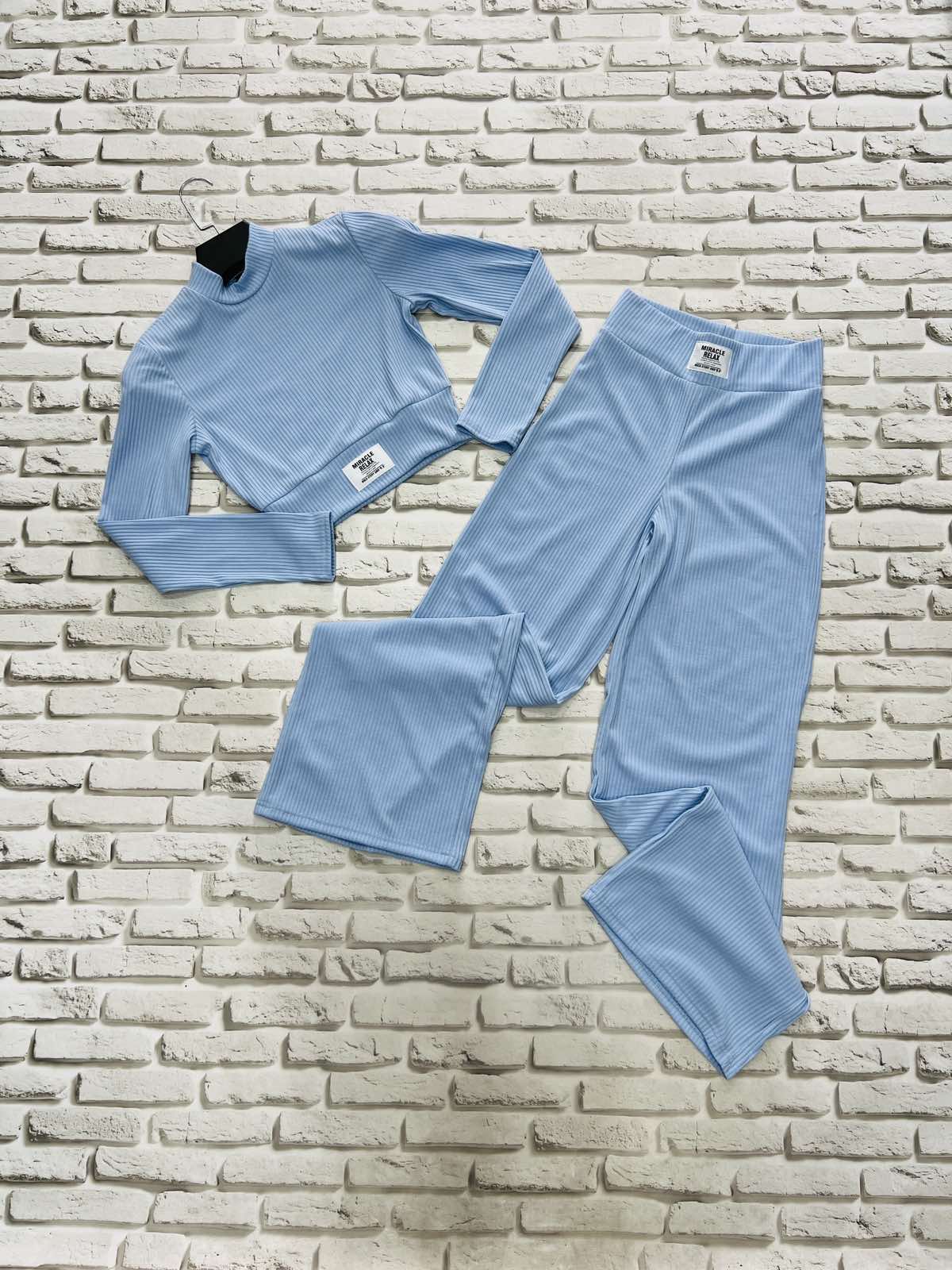 Костюм спорт Yulichka (S-L) 100 l.blue (деми)