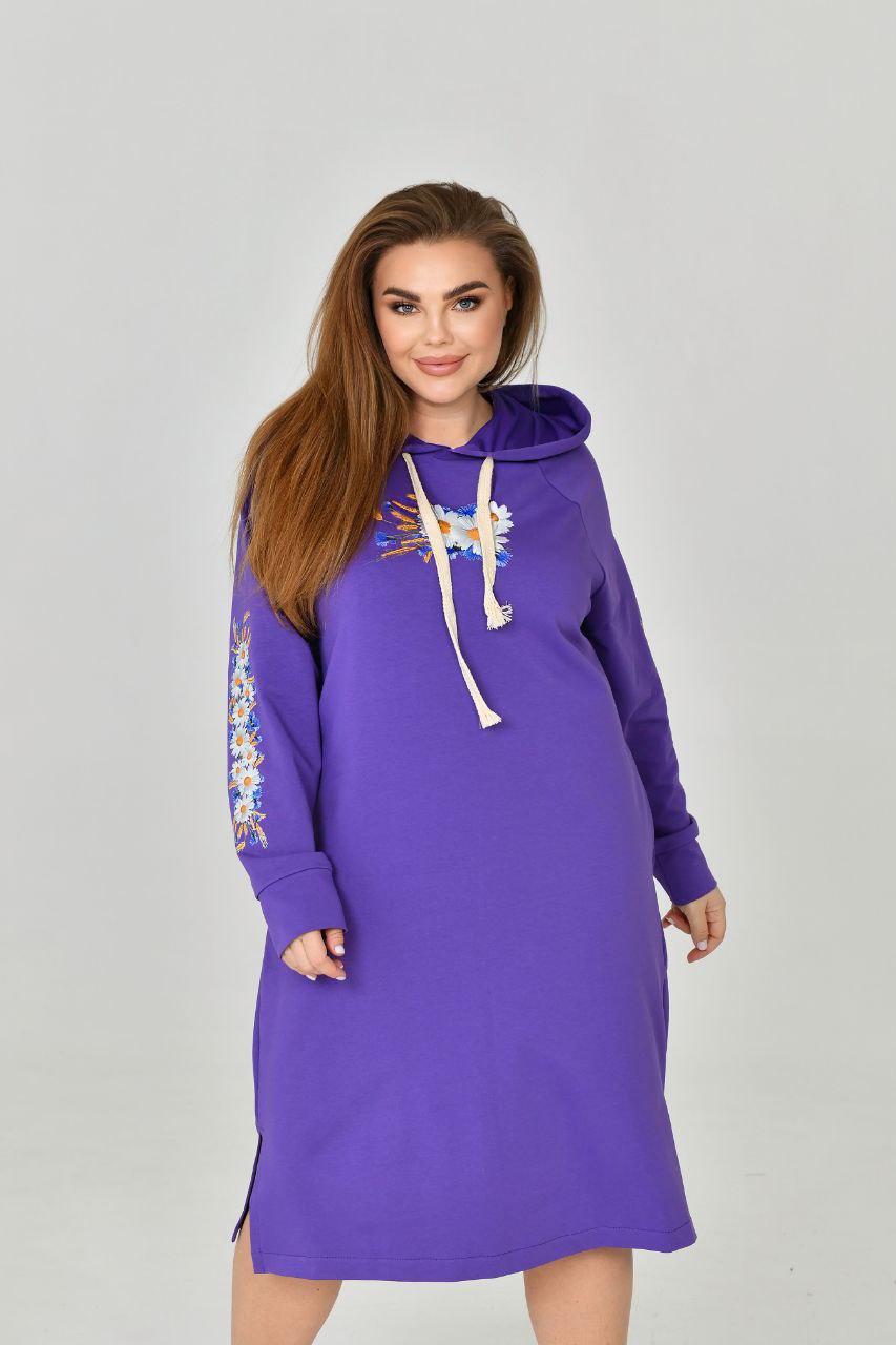 Платье Iren Veles (52-58) 4057 purple (деми)