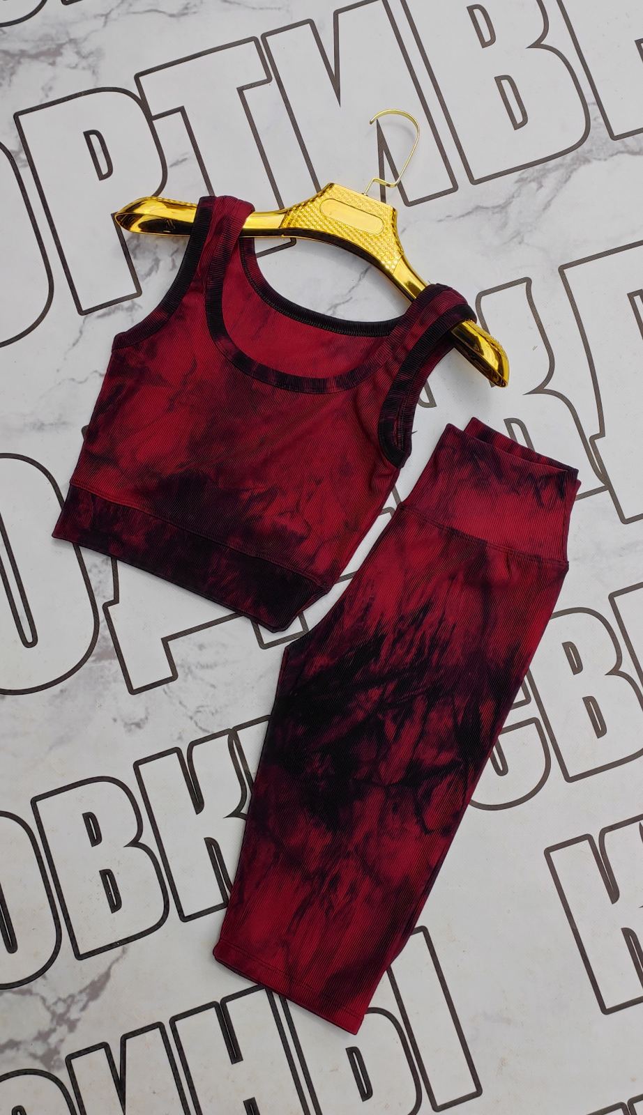 Костюм Sport style (S-2XL) 13-1 wine (лето)