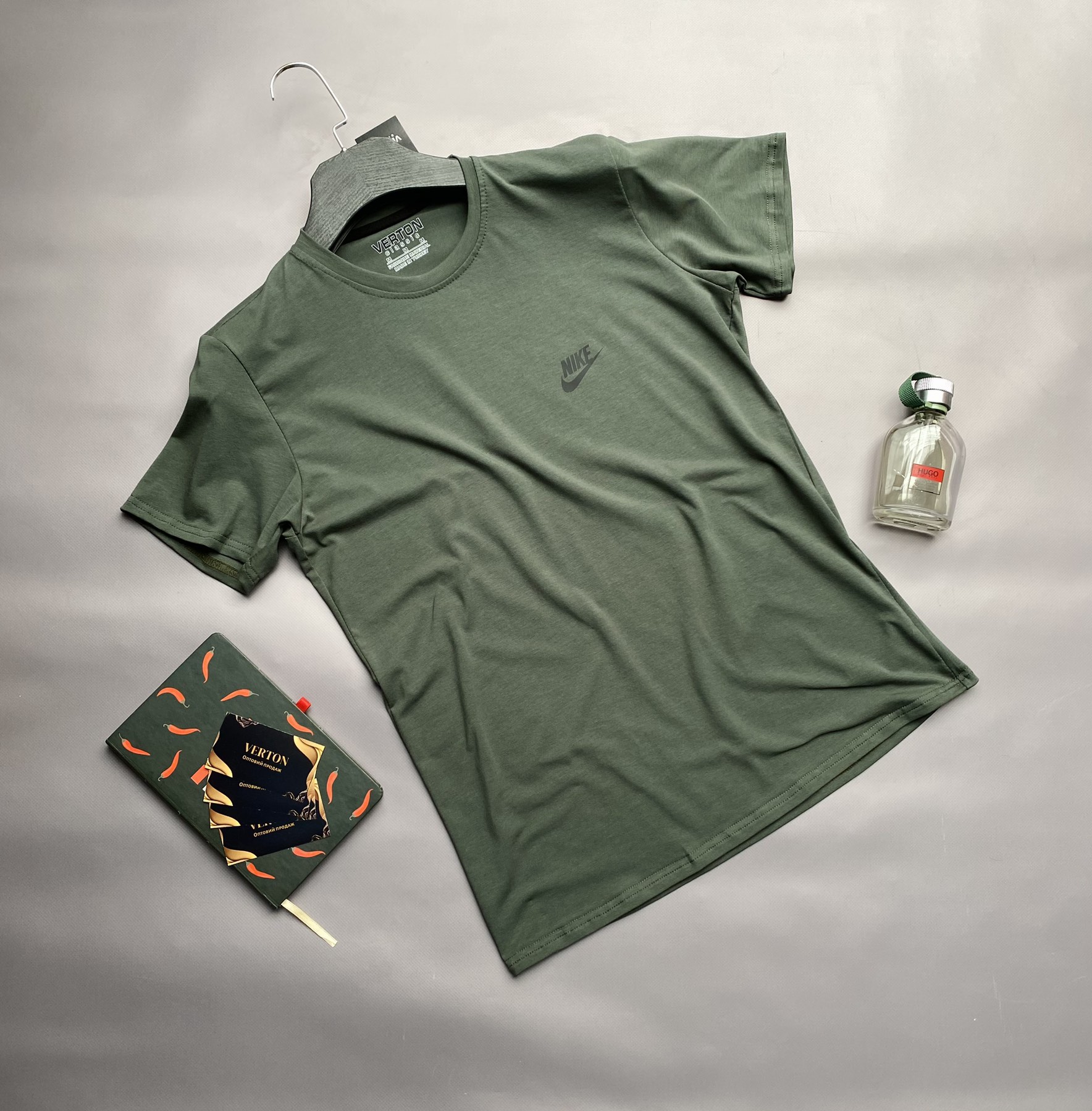 Футболка Verton (M-3XL) 120 khaki (лето)