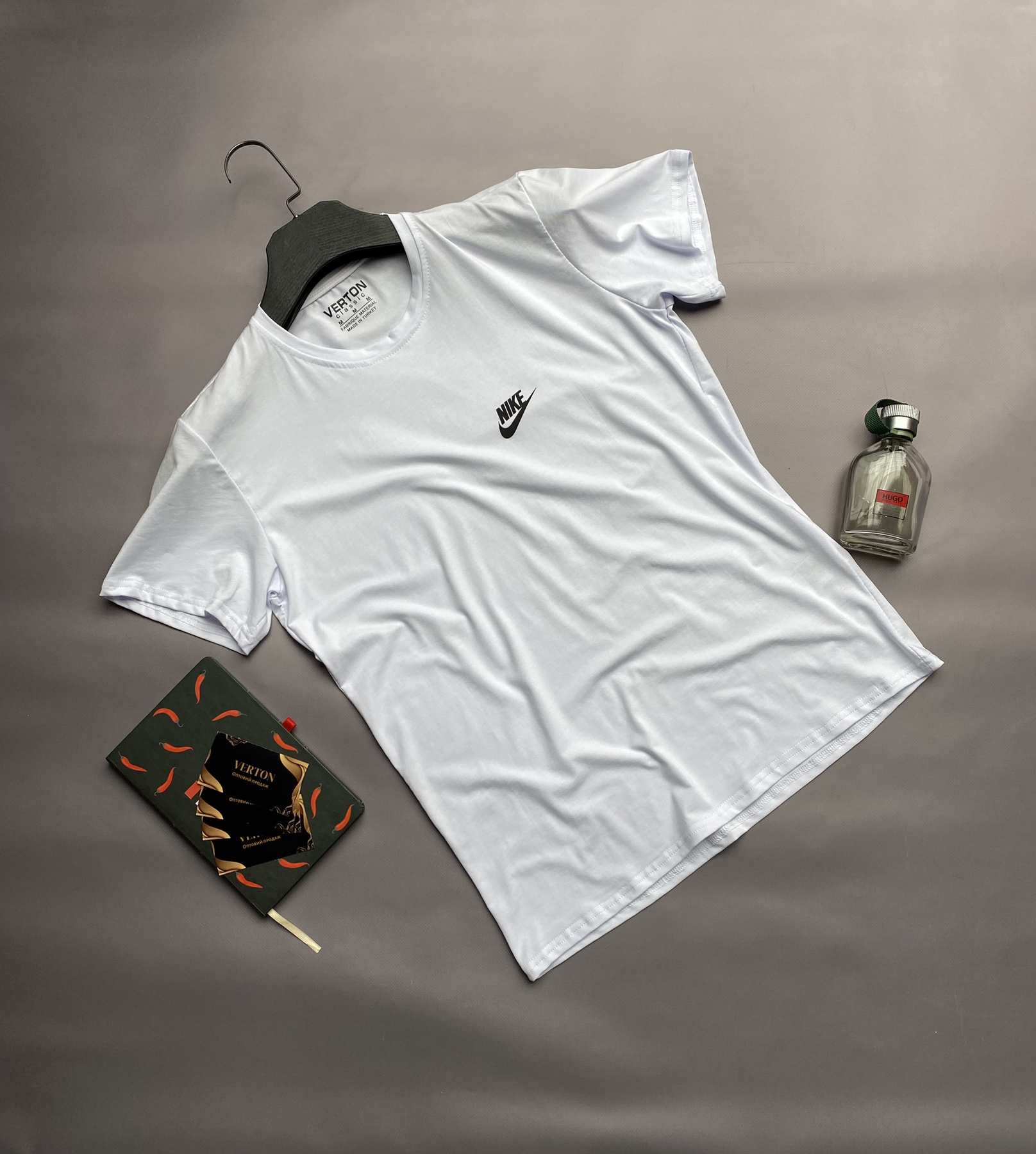 Футболка Verton (M-3XL) 123 white (лето)