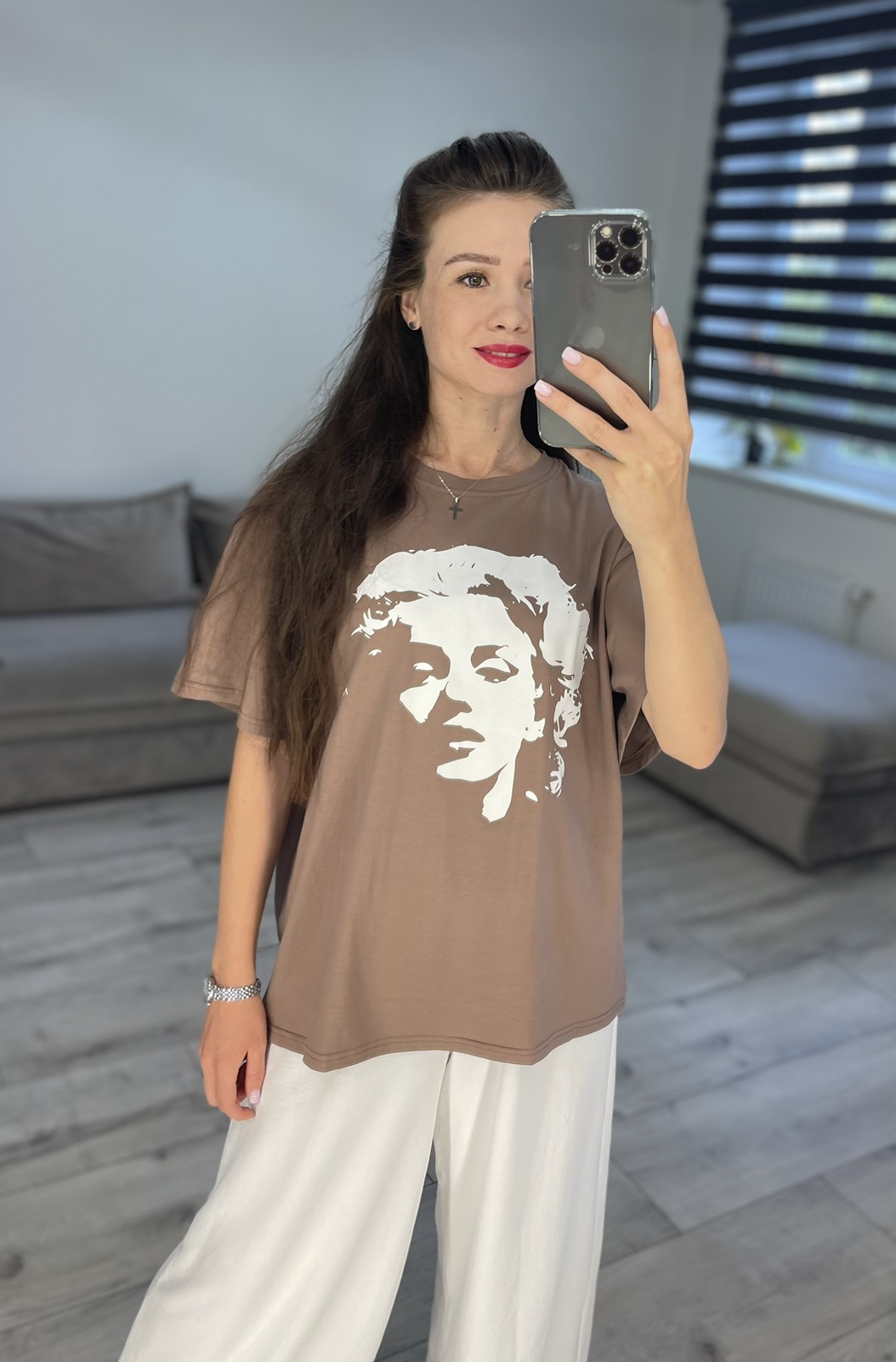Футболка S.Style (one size) 56-5 brown (лето)