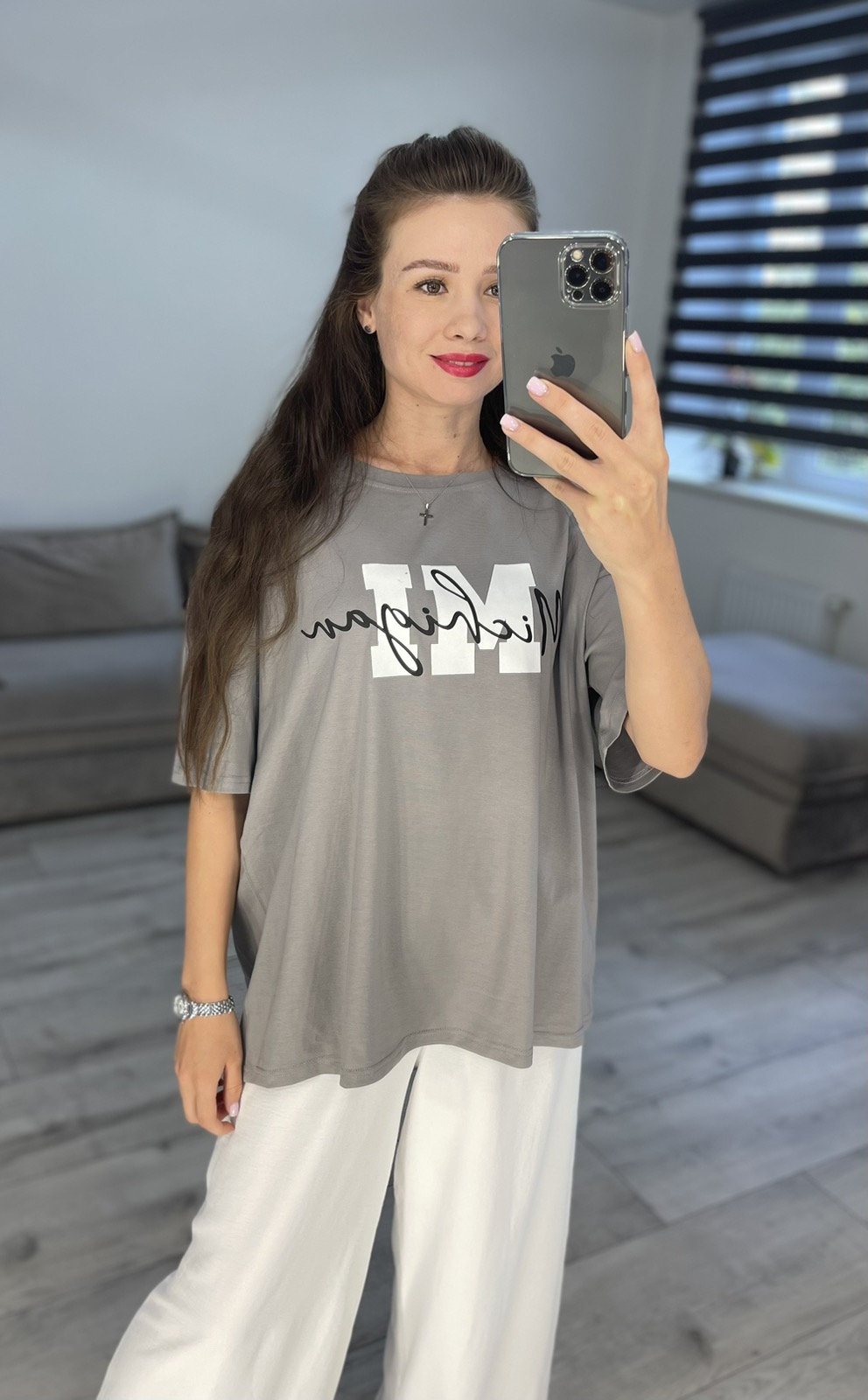 Футболка S.Style (one size) 56-6 grey (лето)