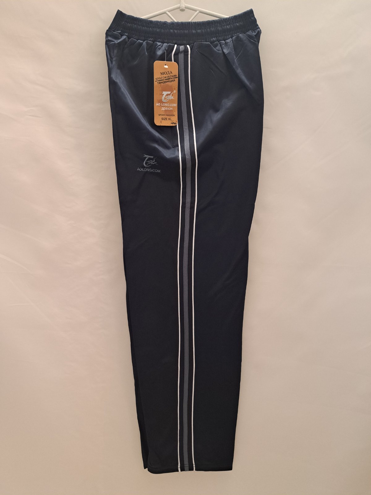 Штаны спорт Giang (XL-5XL) 0363 navy (деми)