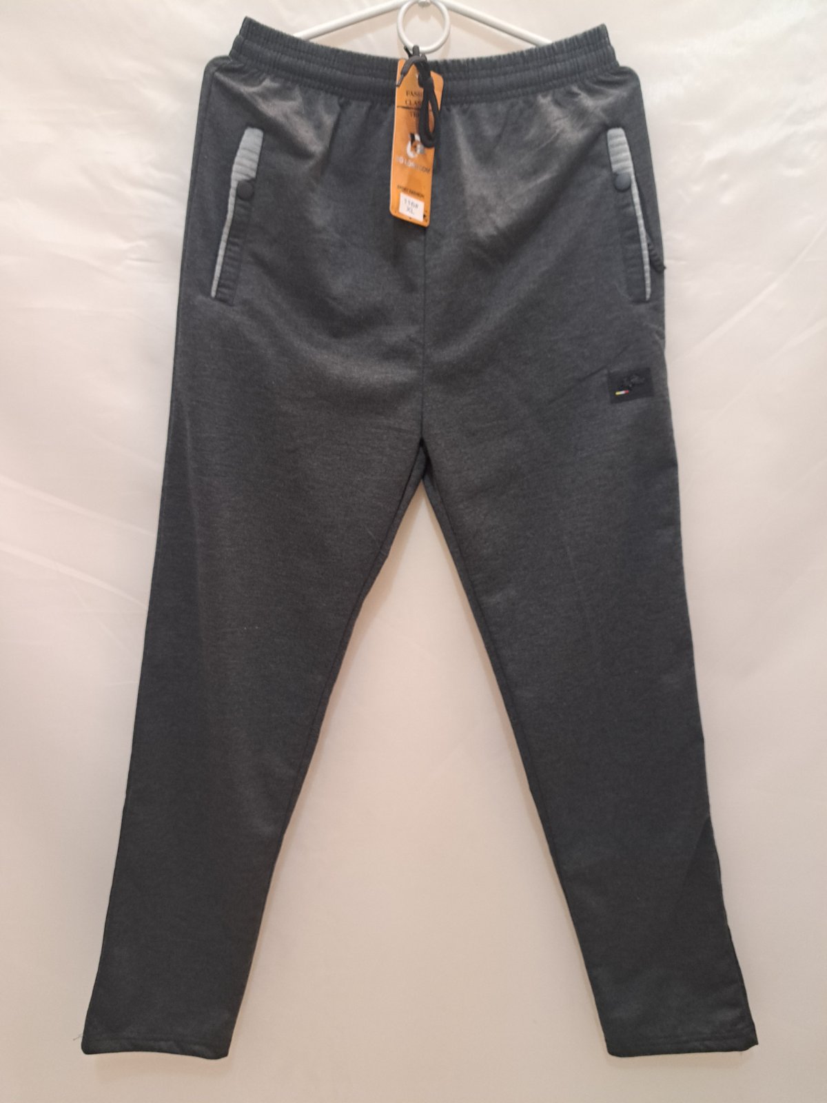 Штаны спорт Giang (XL-5XL) 116 grey (деми)