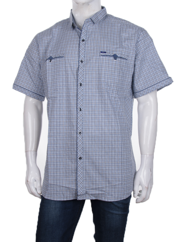 Рубашка Logaster (XL-5XL) A315-2 l.blue (лето)
