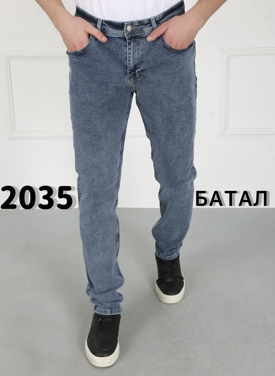 Джинсы God Baron (32-40) 2035 blue (деми)